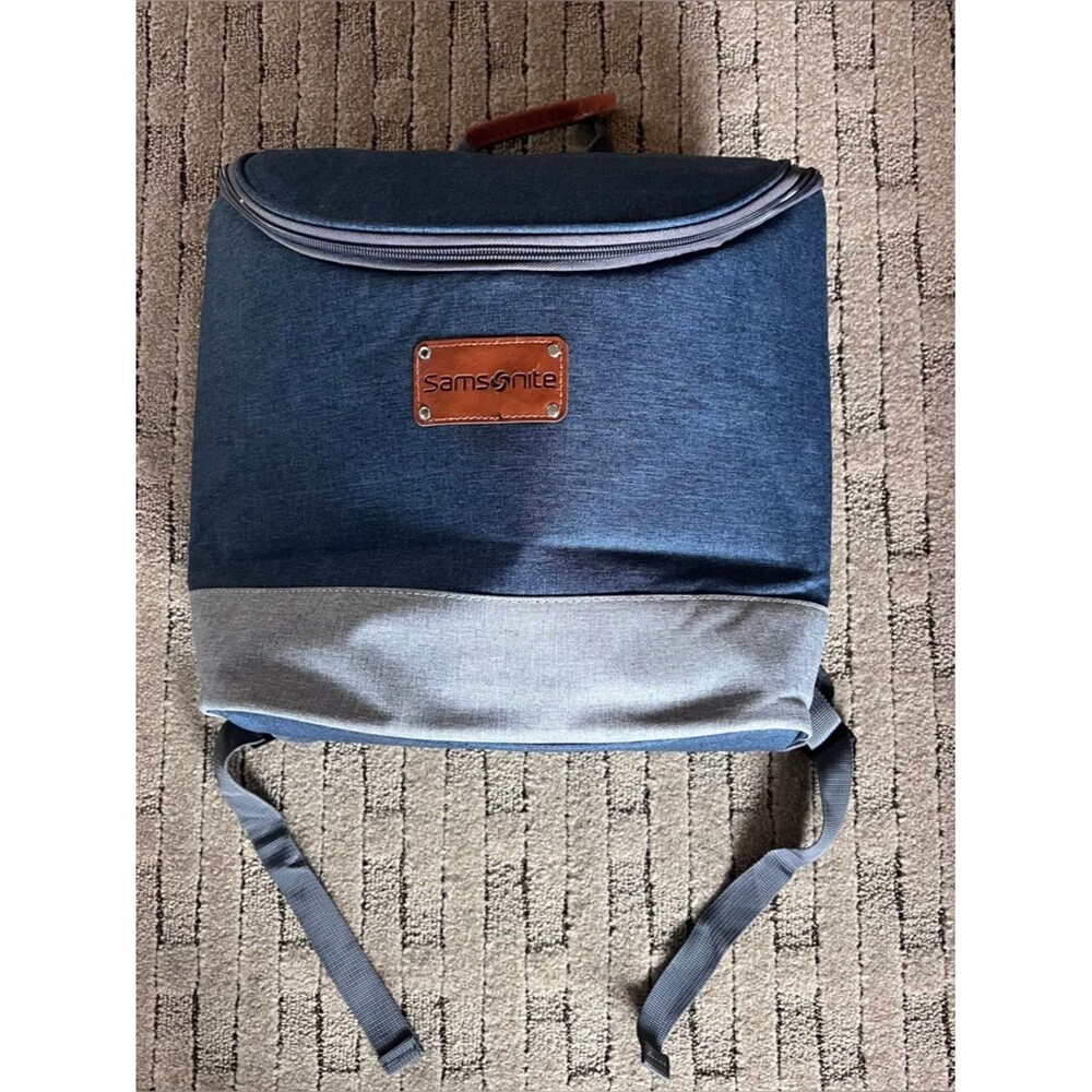 Samsonite Men's Two-Tone Blue Backpack Cooler